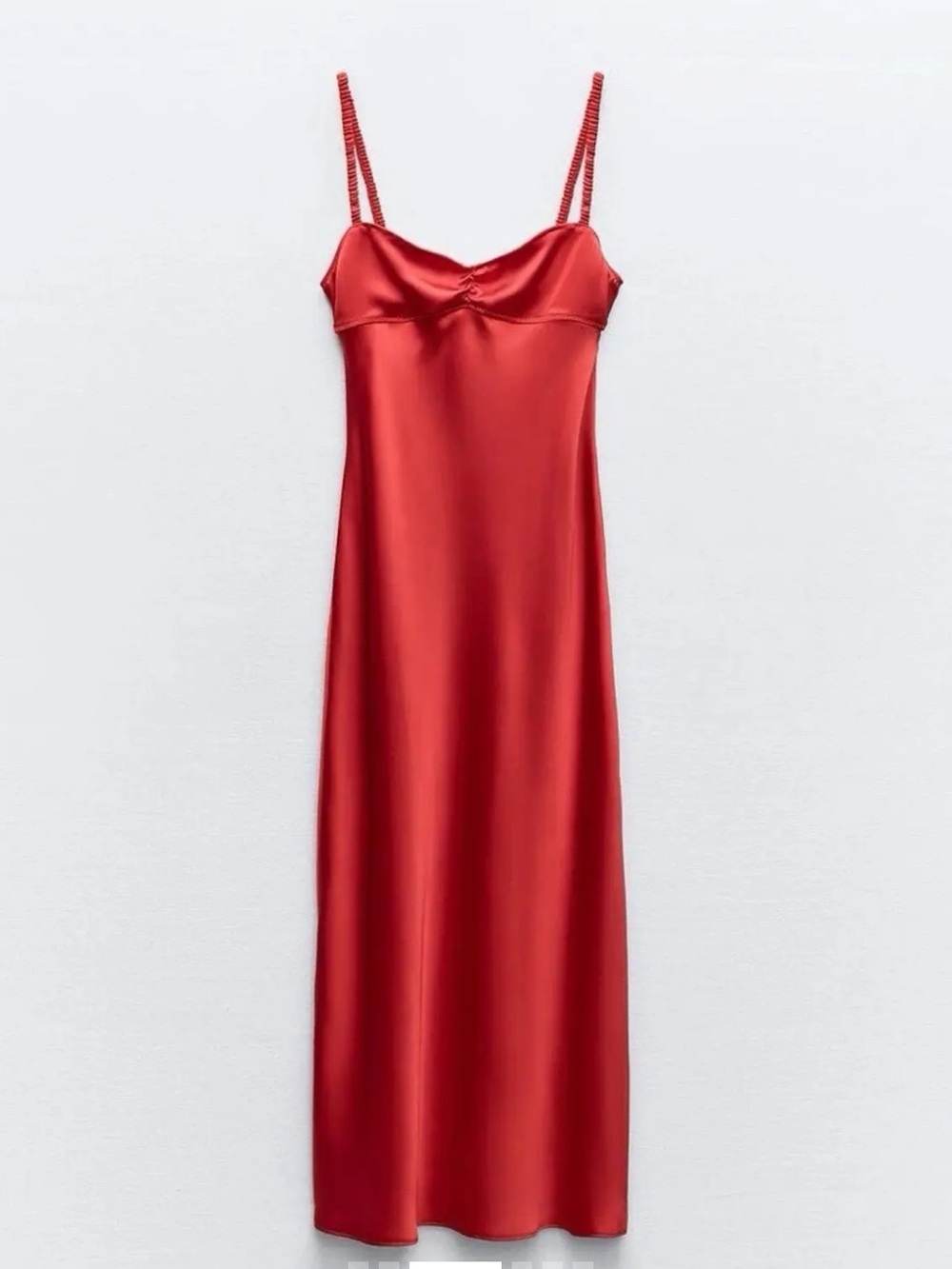 Zara Satin Slip Dress | Dress | Medium